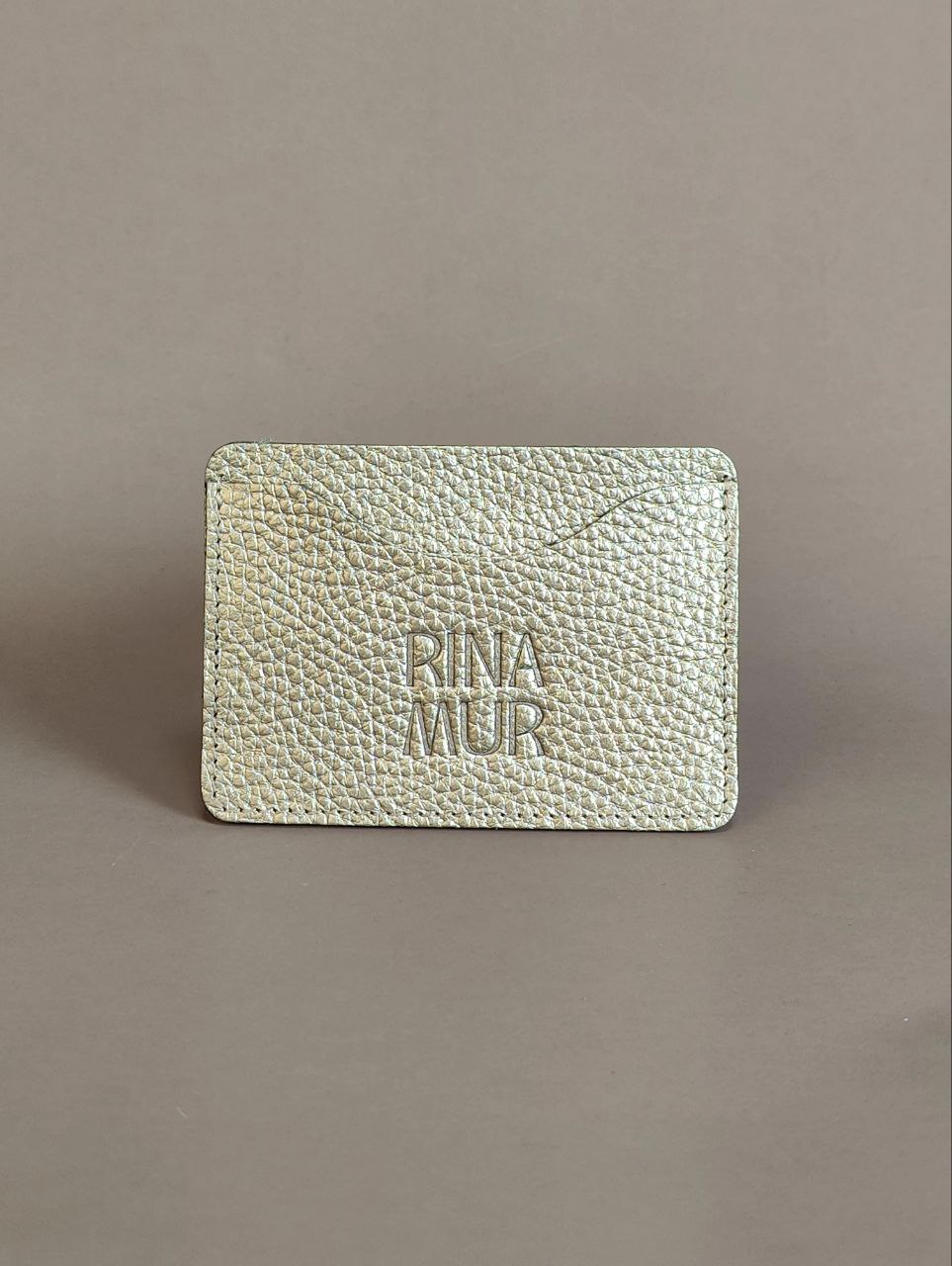 Картхолдер серебристый