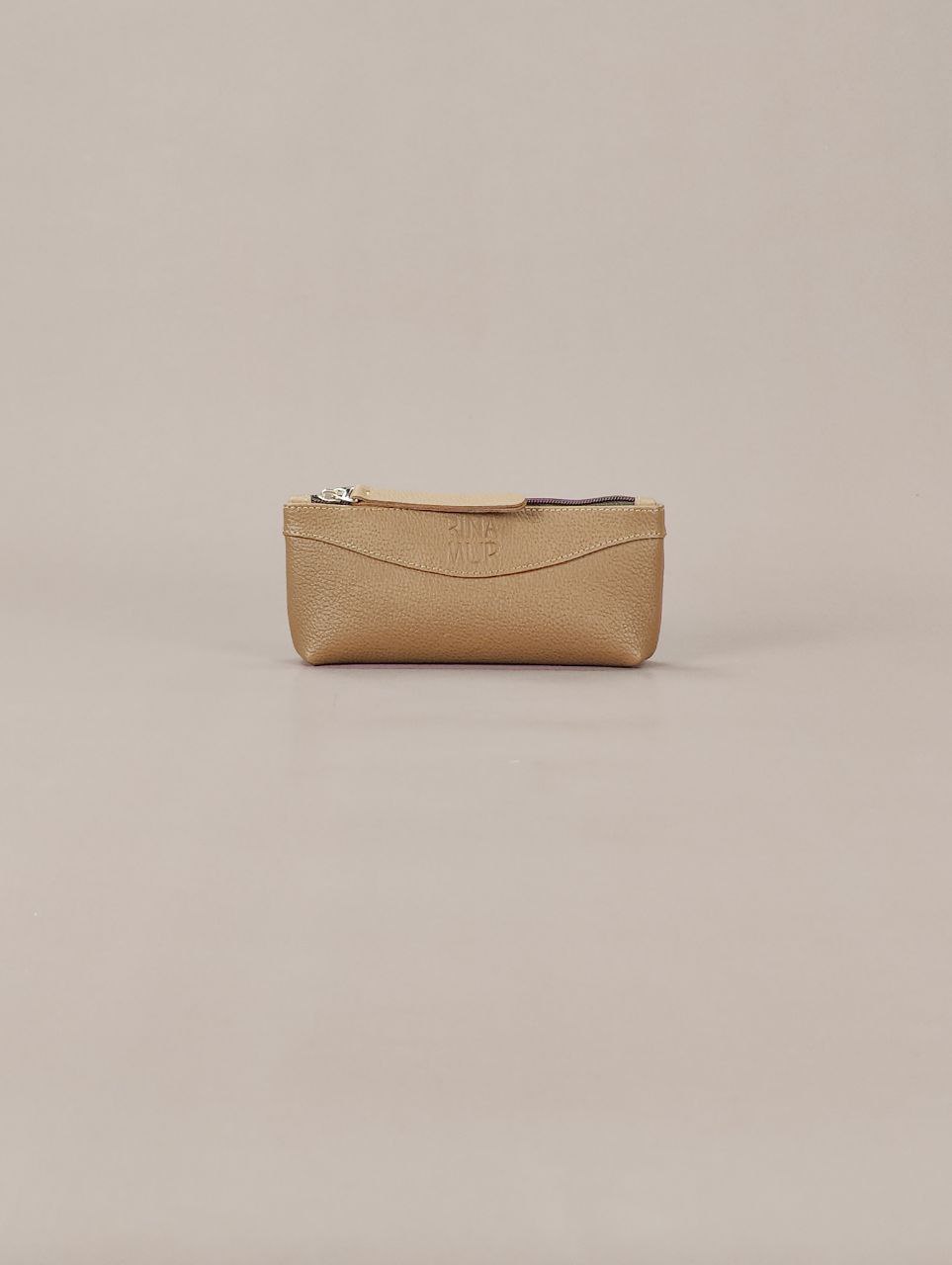 Маленькая косметичка кэмел