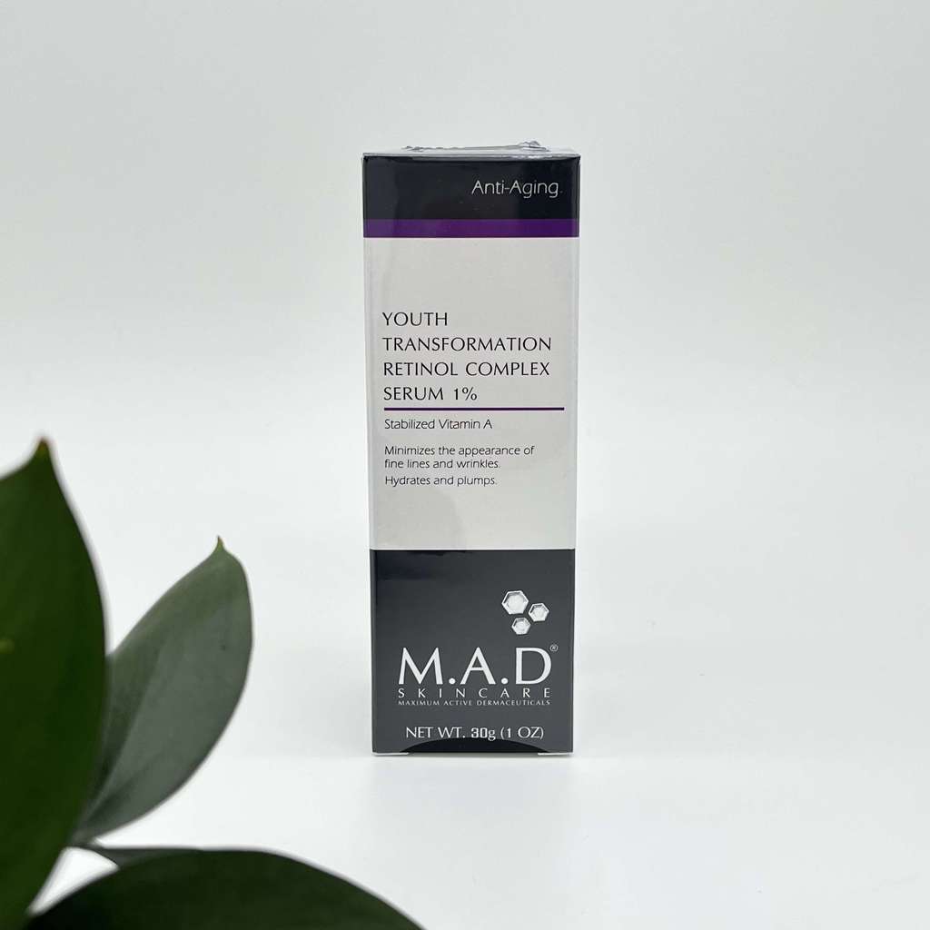 M.A.D SKINCARE Youth Transformation Retinol Complex Serum 1%- Сыворотка для комплексного омоложения кожи с 1% ретинолом, 30 гр