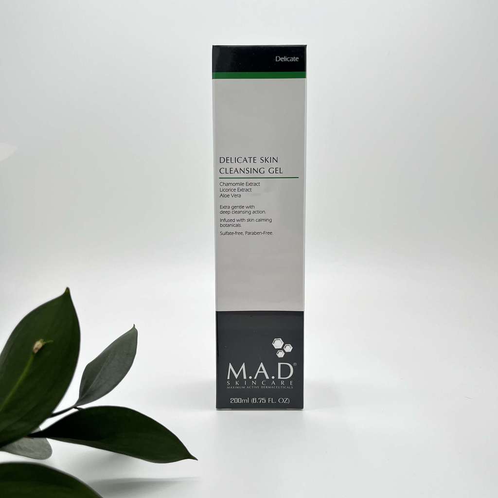M.A.D SKINCARE Delicate Skin Cleansing Gel – Нежный очищающий гель для чувствительной кожи, 200 мл
