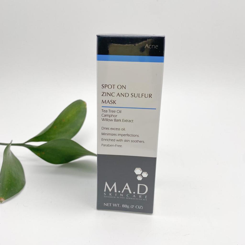 M.A.D Spot on Zinc and Sulfur Mask Присушивающая цинково-серная маска, 60 гр