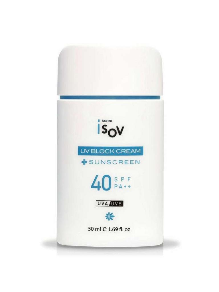 Isov Солнцезащитный крем с экстрактом брокколи UV Block Cream Sunscreen SPF 40++ 50 ml