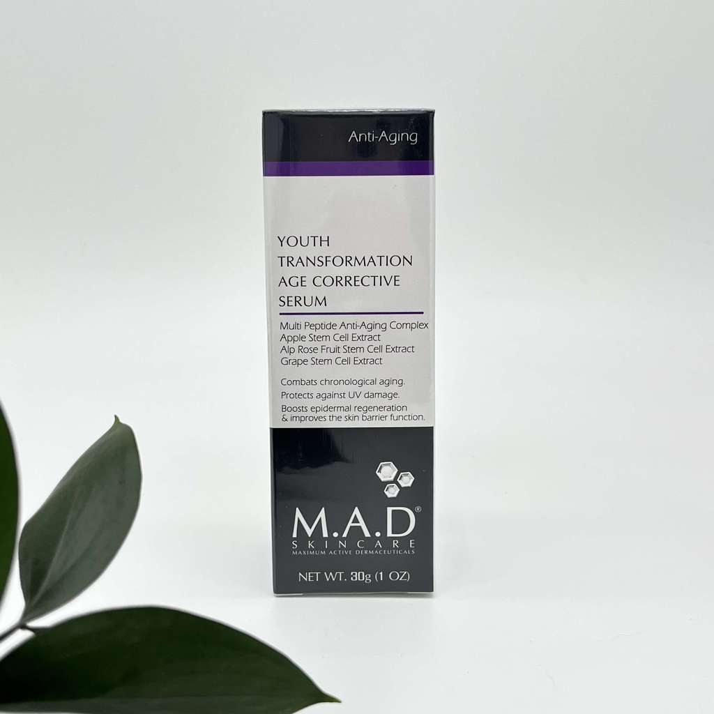 M.A.D. SKINCARE Youth Transformation Age Corrective Serum – Корректирующая сыворотка для ухода за кожей с омолаживающим эффектом, 30 гр.