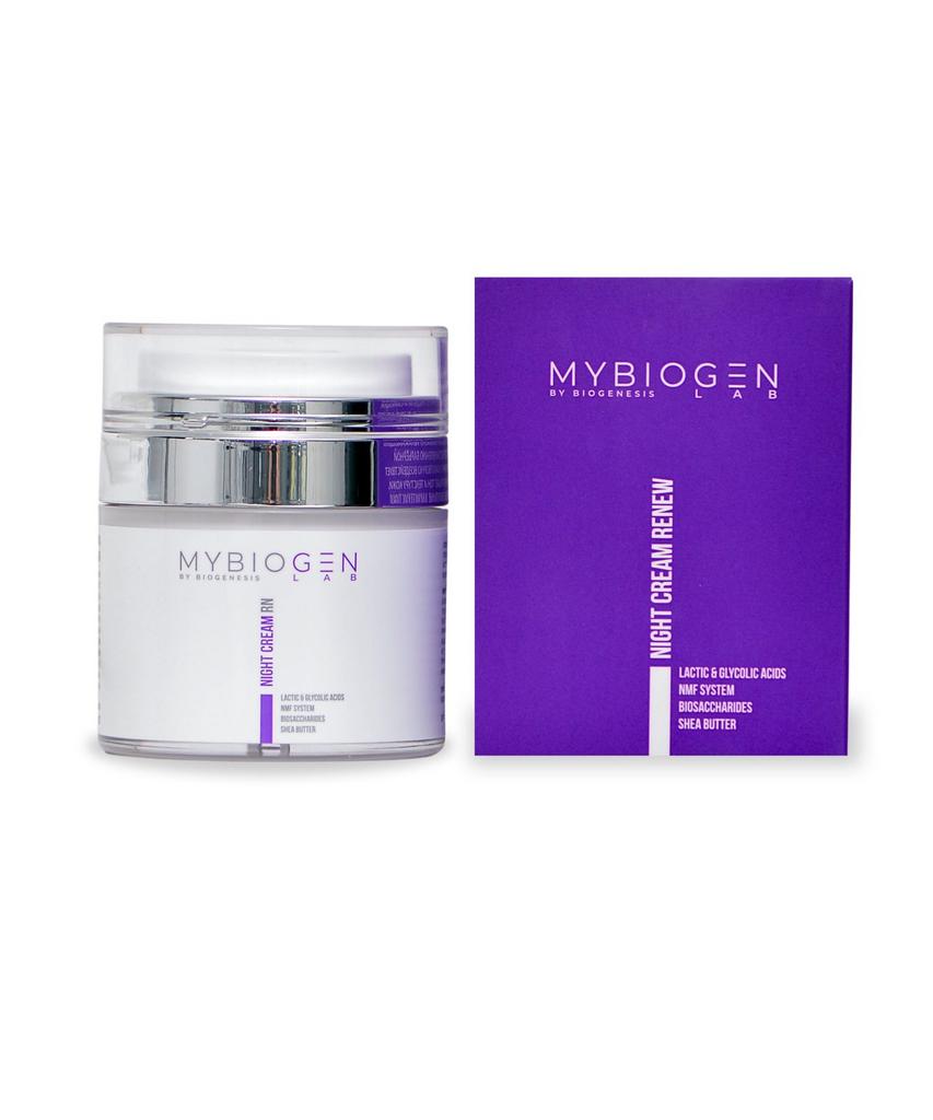 MYBIOGEN Night Cream ReNew Крем ночной обновляющий для лица 50мл