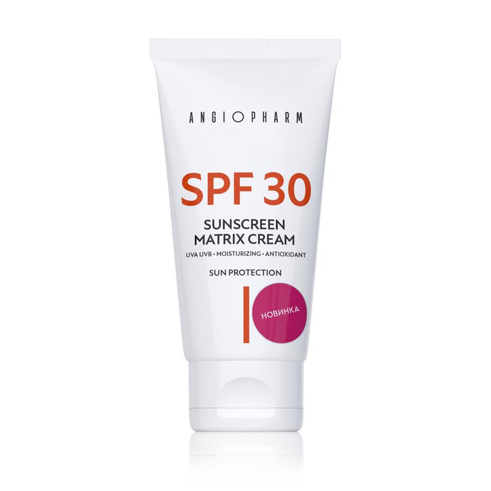 ANGIOPHARM Солнцезащитный крем  SPF 30 III
