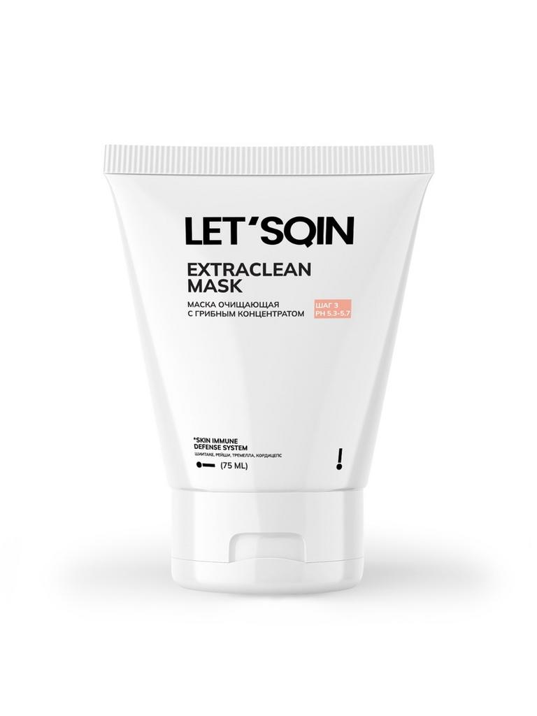 LET'SQIN Extraclean Mask Очищающая маска с грибным концентратом
