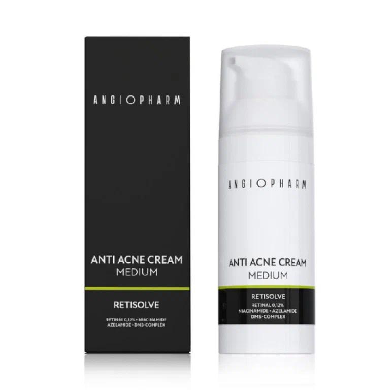 ANGIOPHARM ANTI ACNE CREAM MEDIUM RETISOLE Крем для проблемной кожи с ретиналем