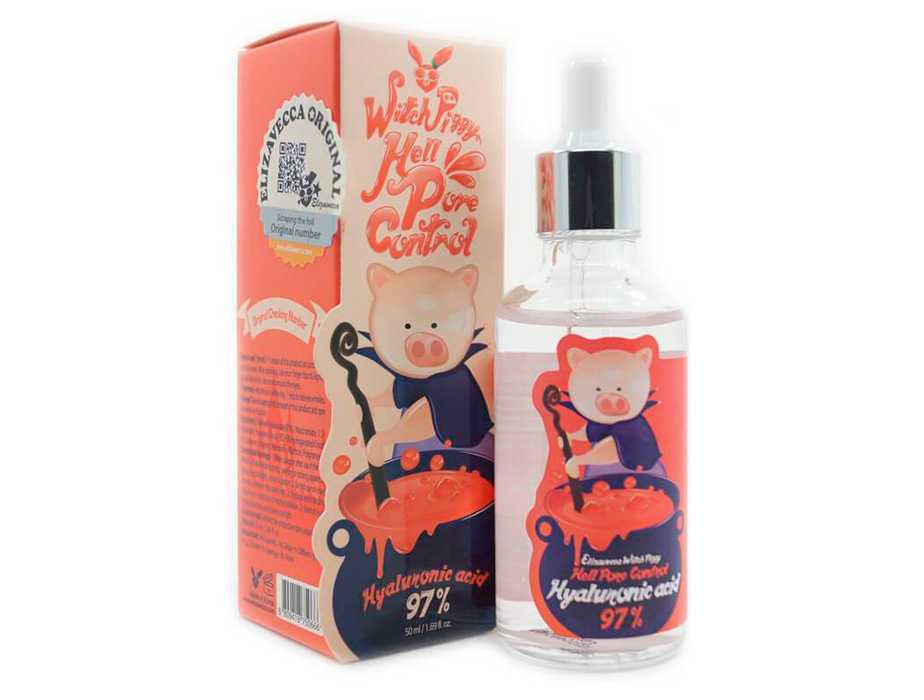 Сыворотка для лица ELIZAVECCA Hell Pore Control Hyaluronic Acid с 97%