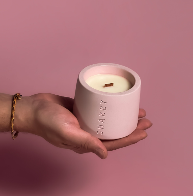 ДЫМЧАТЫЙ ЦИТРУС АРОМАСВЕЧА В БЕТОНЕ SHABBY CANDLE 250МЛ