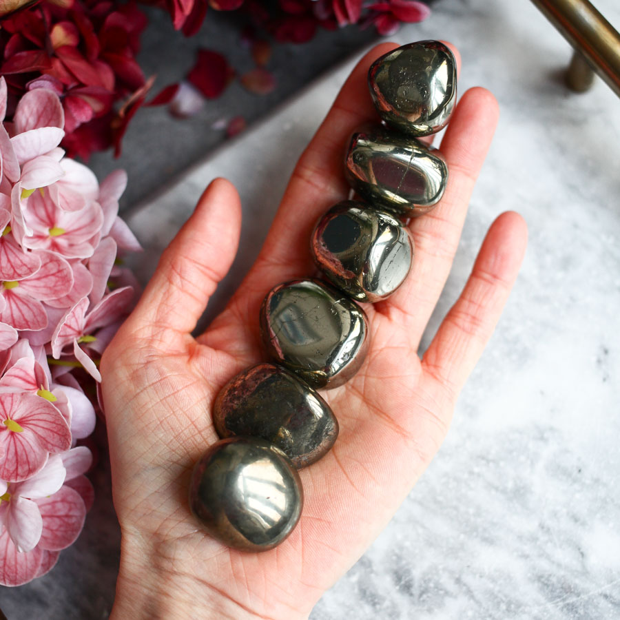 Галтовка пирита (высокий сорт)