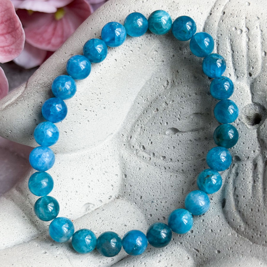 Браслет Голубой Апатит