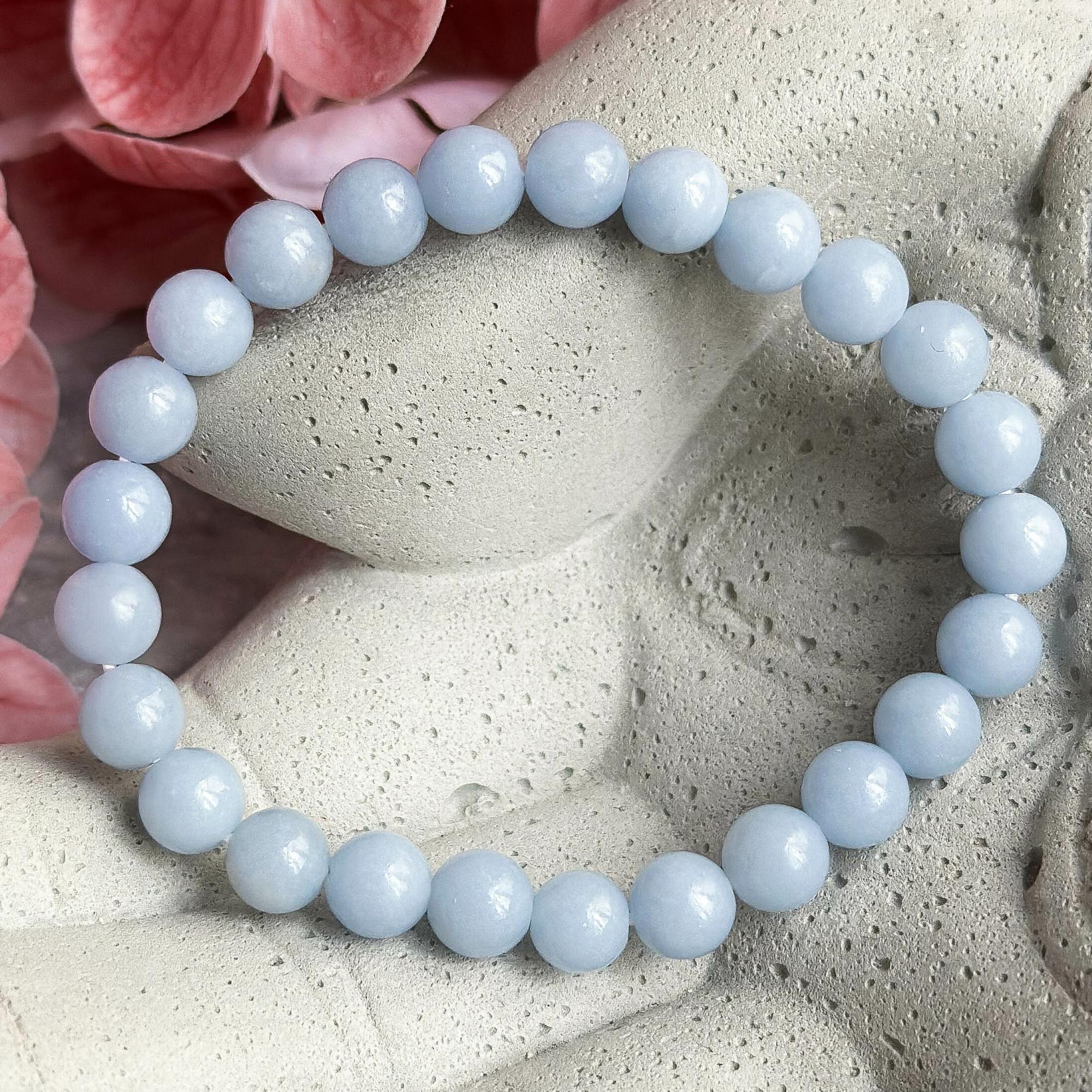 Браслет Ангелит (Ангидрит)