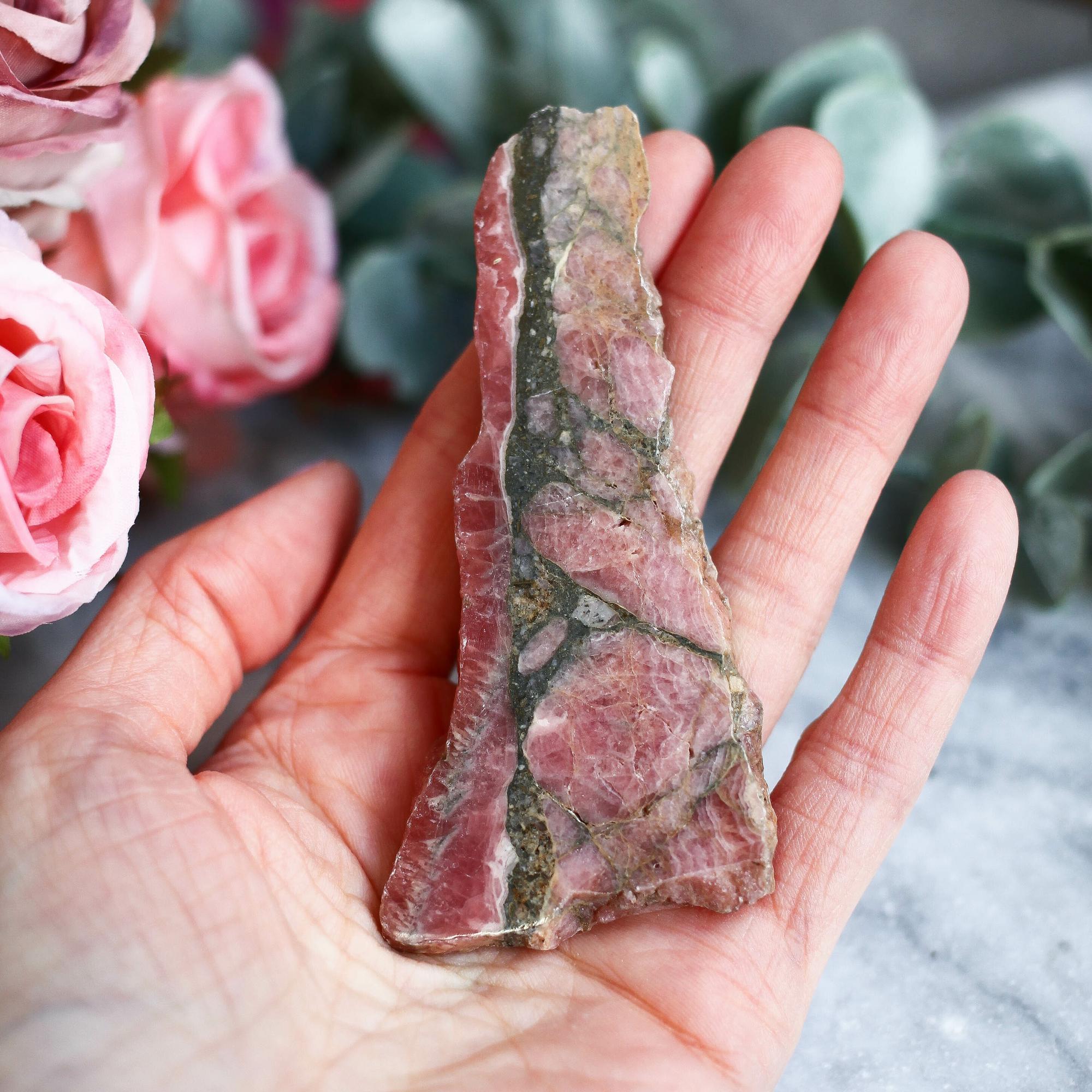 Срез родохрозита