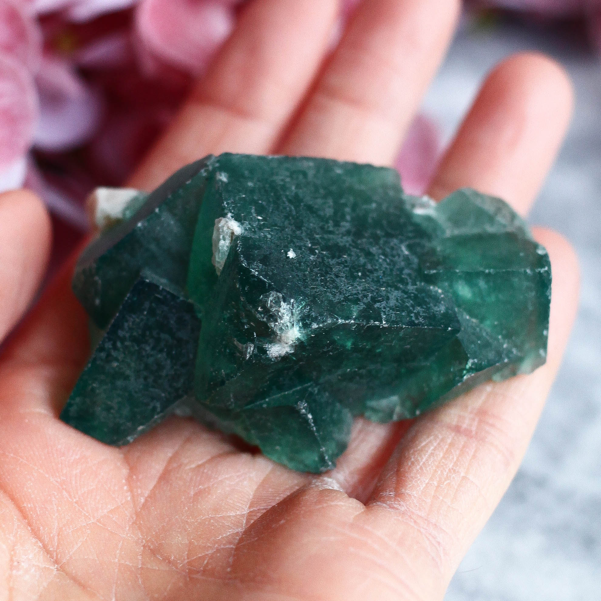 Флюорит кристаллический (сросток кристаллов)