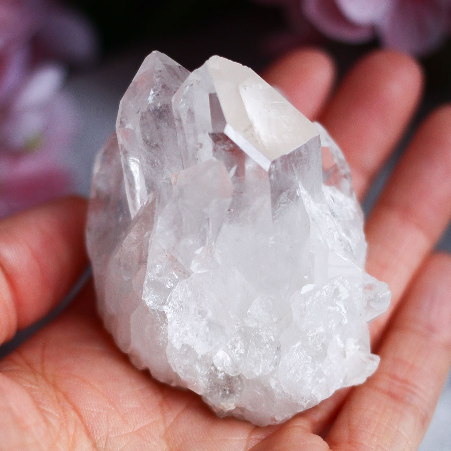 Сросток кристаллов горного хрусталя