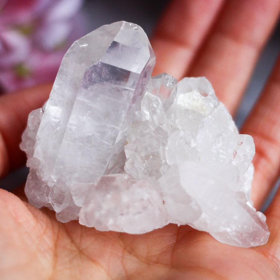 Сросток кристаллов горного хрусталя