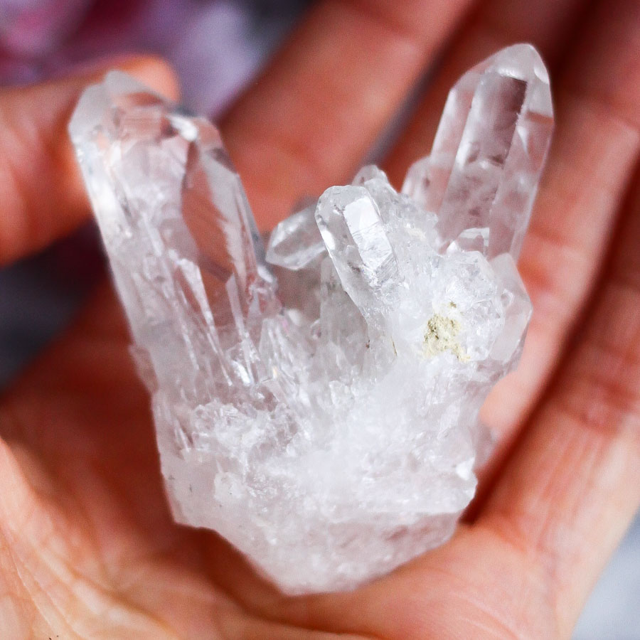 Сросток кристаллов горного хрусталя