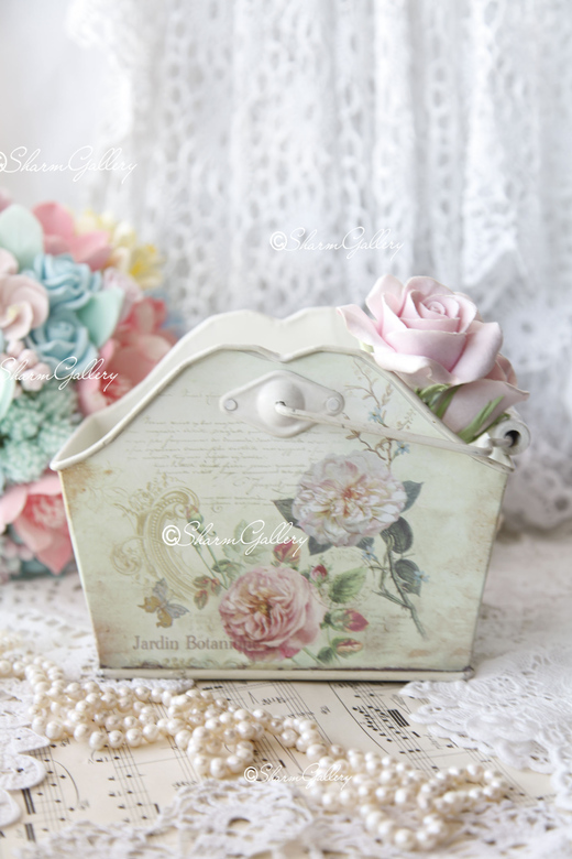 Подставка для бумаг и мелочей "Прованс".