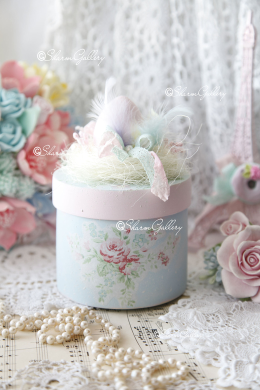 Деревянная шкатулка "Гнездо".