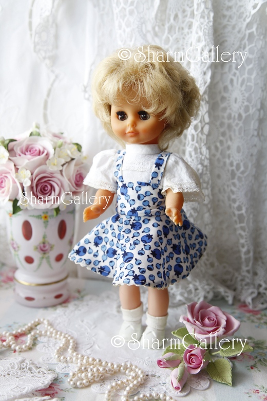 Винтажная, немецкая кукла блондинка, 31 см. ГДР (Германия)