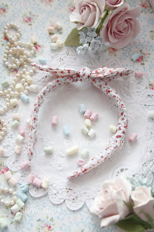 Цветочный ободок для волос "Солоха", ручная работа.