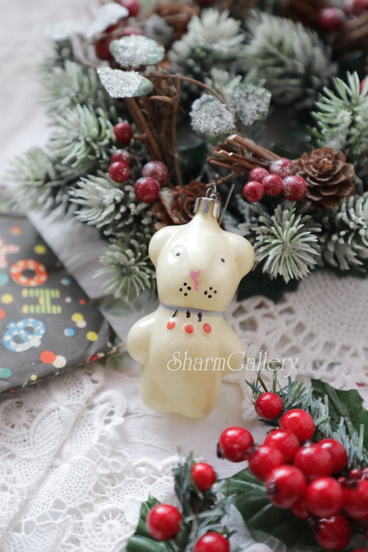 Собака. №7. Собачка, елочная игрушка СССР.