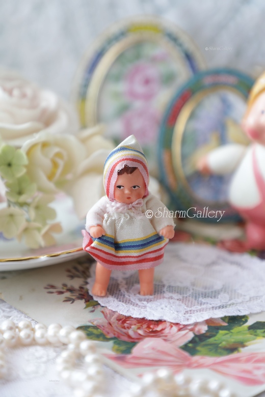 Пупсик девочка, резина. ГДР.