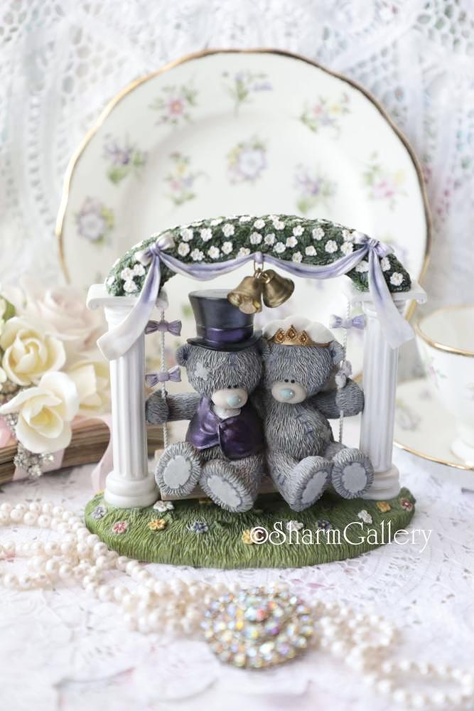 Фигурка Me to you свадебная "Мишки Тедди - молодожены" 2004г.