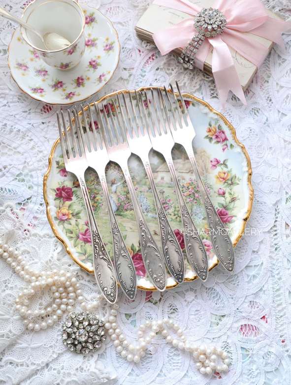 Вилки столовые №130. Винтаж, мельхиор Кольчугино. Набор в коробке!