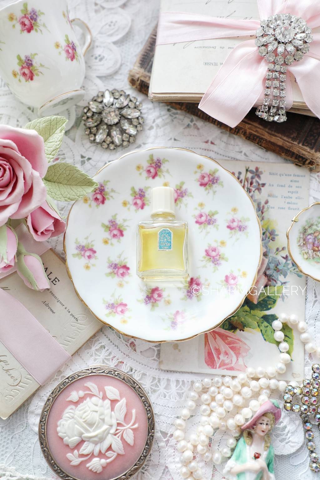 Духи из набора "Голубой ларец" СССР остаток менее половины флакона.