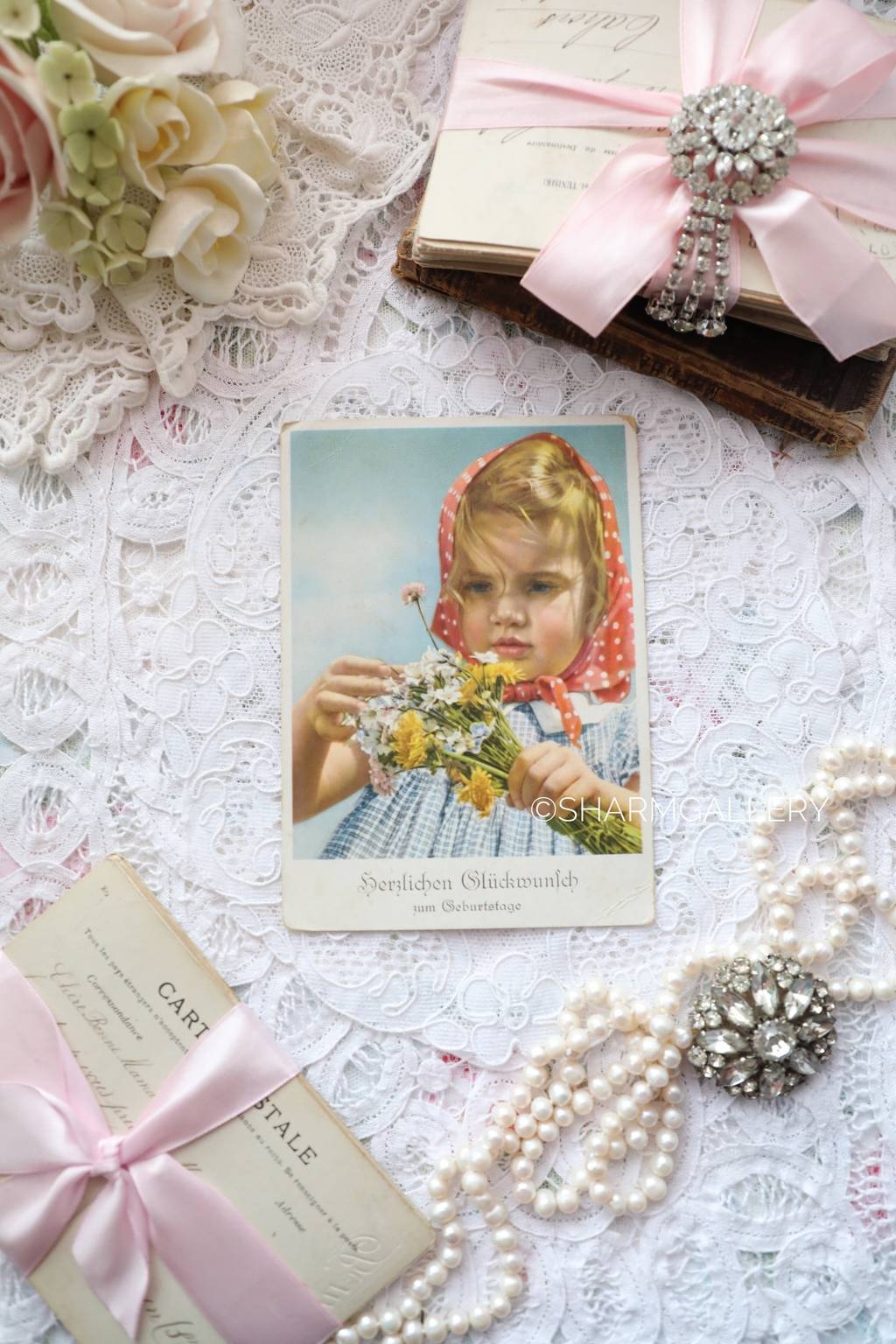 Винтажная открытка ГДР №11. Серия Дети, Германия, Чистая.