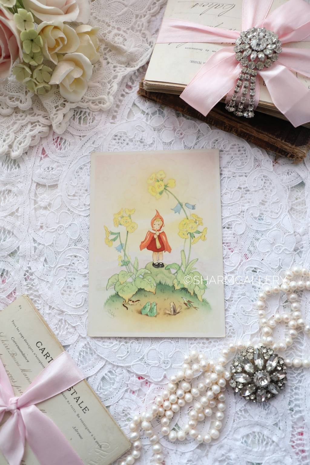 Винтажная открытка №15. Германия, серия "Сказки", чистая. 1940-50гг.