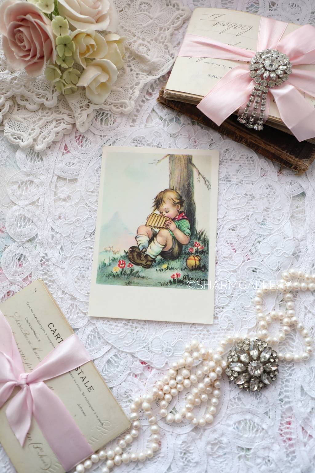 Винтажная открытка №33., серия "Дети", Фотоиздат, чистая. 1950гг., СССР