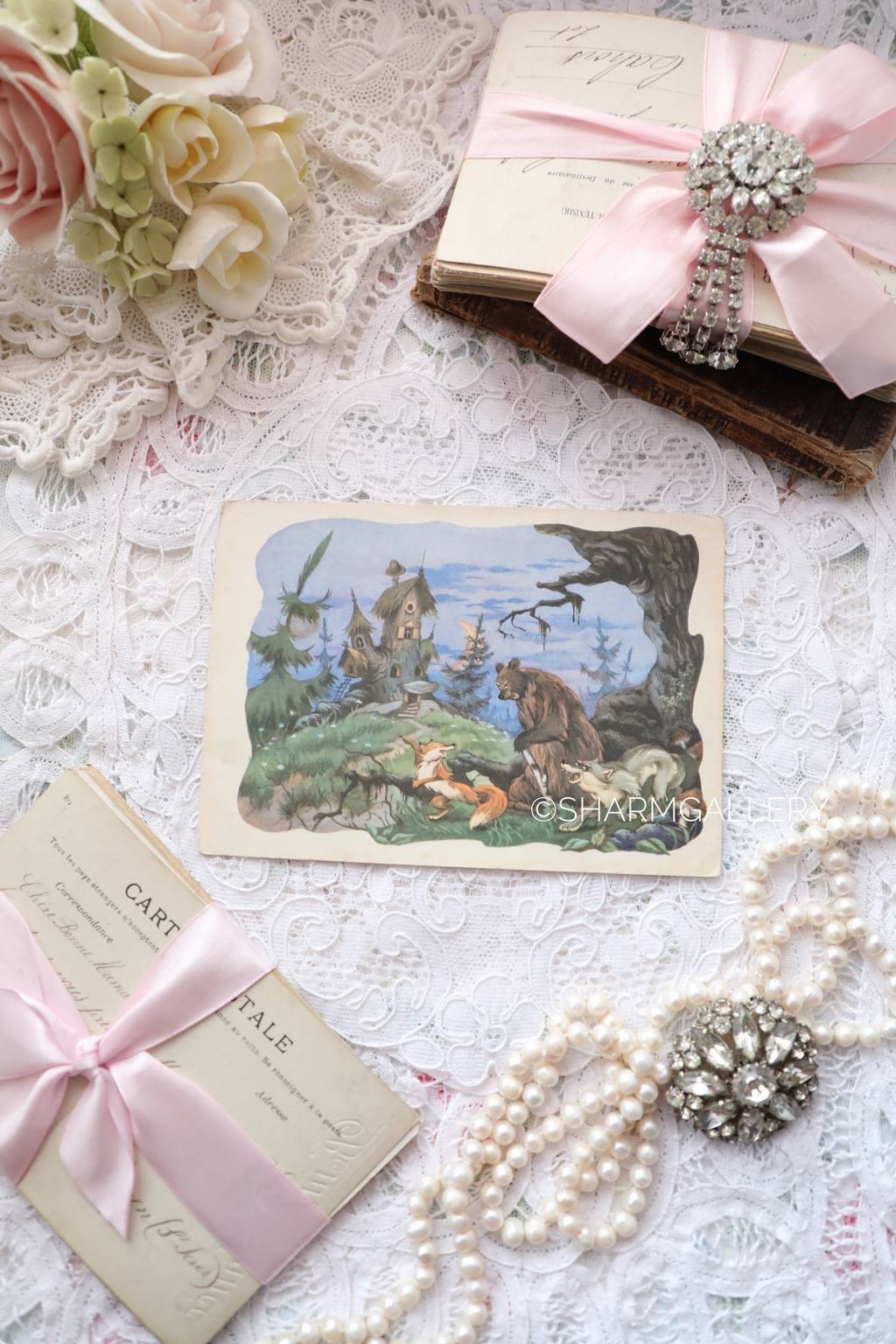 Винтажная открытка №31. "Терем - теремок", худ-к И.В. Знаменский, чистая. 1960гг., СССР