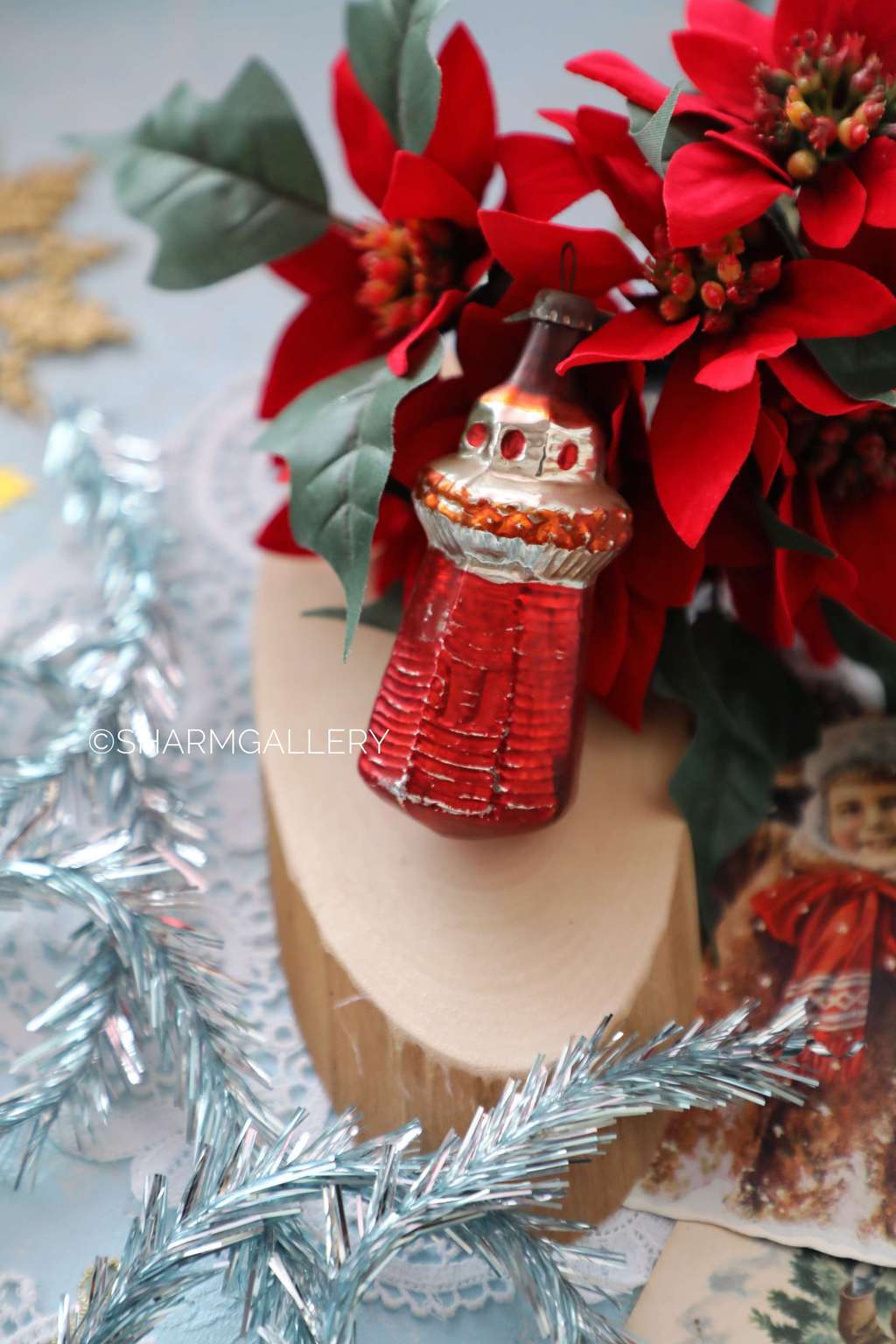 "Маяк" №6. Елочная игрушка, стекло, СССР.