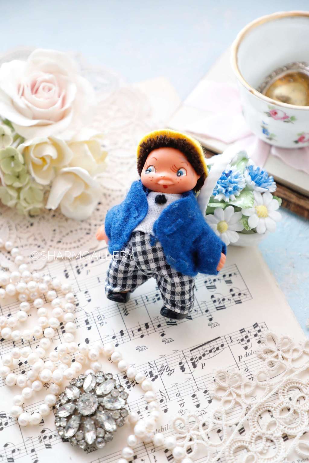 Кукла - пупс "кривоножка", мальчик. Винтаж ГДР.