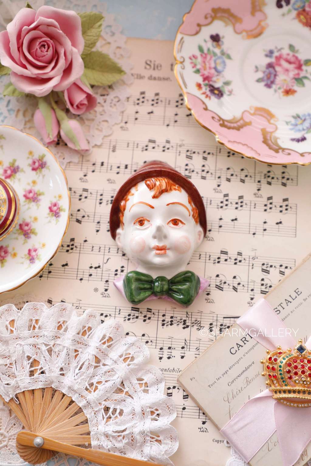 Настенный барельеф Буратино/Пинокио. Керамика, ручная работа Италия.