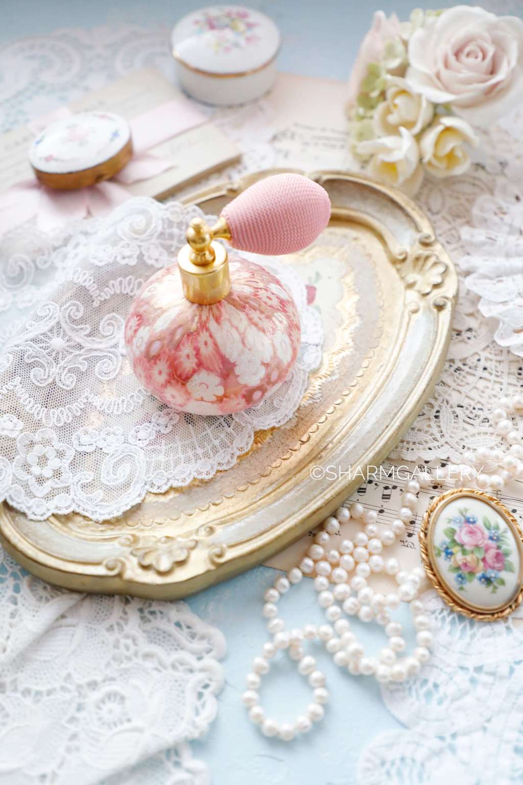 Флакон для духов Миллефиори PINKO MILLEFIORI, муранское стекло. Италия.