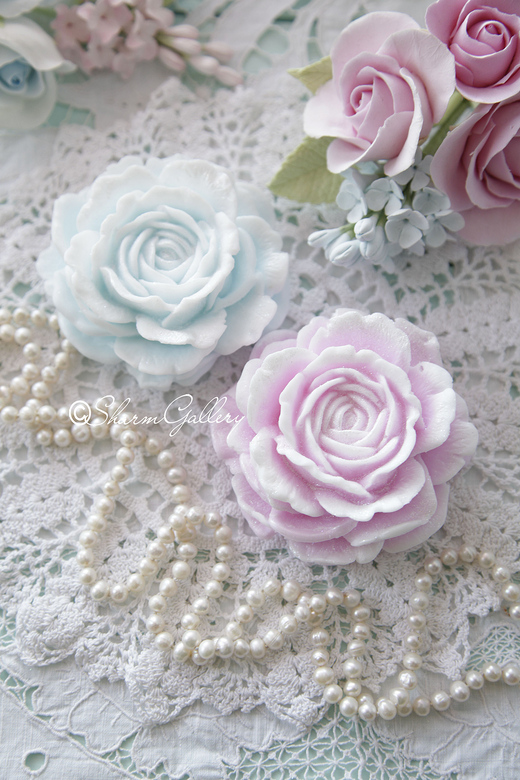 Мыло "Королевская роза", ручной работы.