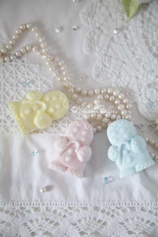 Набор мыла "Пряничный человечек". Новогоднее мыло.