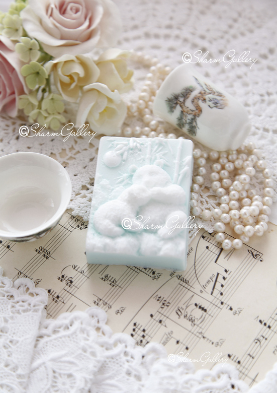 "Sweet Bears and Bamboo". Мыло ручной работы.