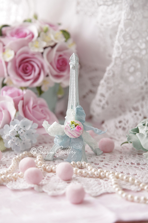 Эйфелева башенка "Mint Cupcake", авторская работа!