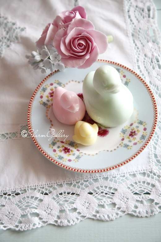 Набор мыла "Три уточки". Мыло ручной работы.