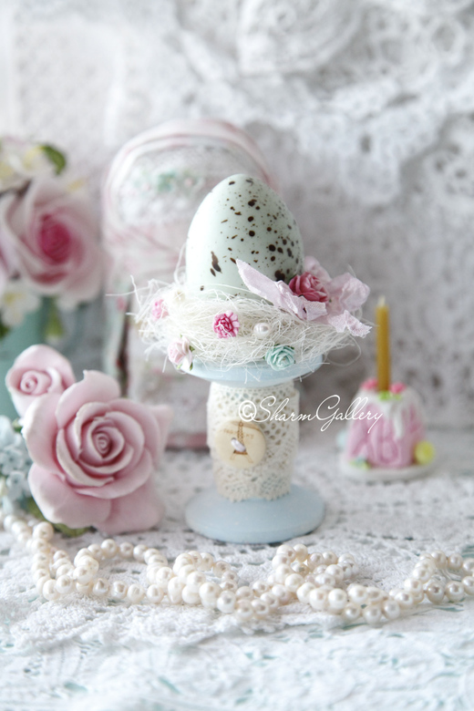 Интерьерная композиция "Mint spring", ручная, авторская работа.