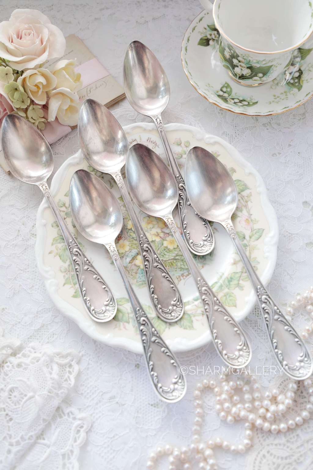 Столовые ложки в коробке, мельхиор. №88. CCCP, Кольчугино.