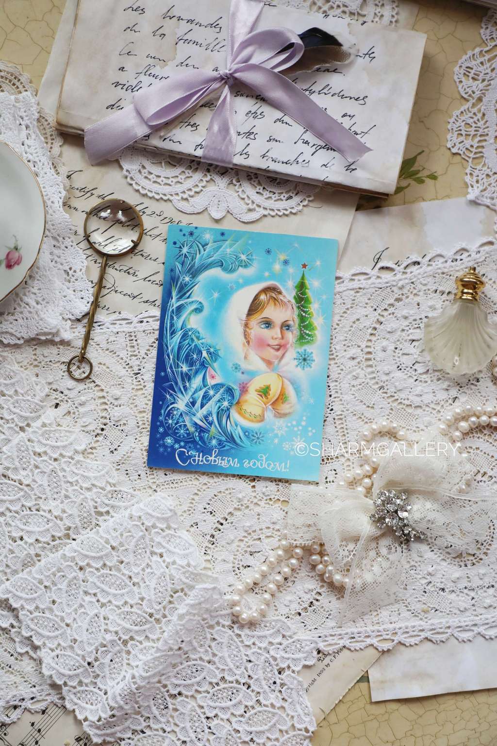 Винтажная открытка №84. "С Новым Годом!". СССР. Худ-к Н.Коробова 1982г. Чистая.