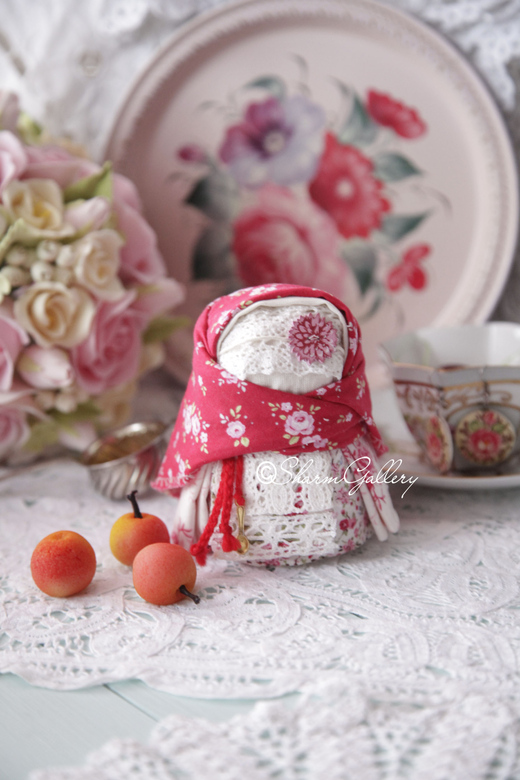 Крупеничка "Зоренька" 11см, славянская кукла - оберег для дома, ручная работа.