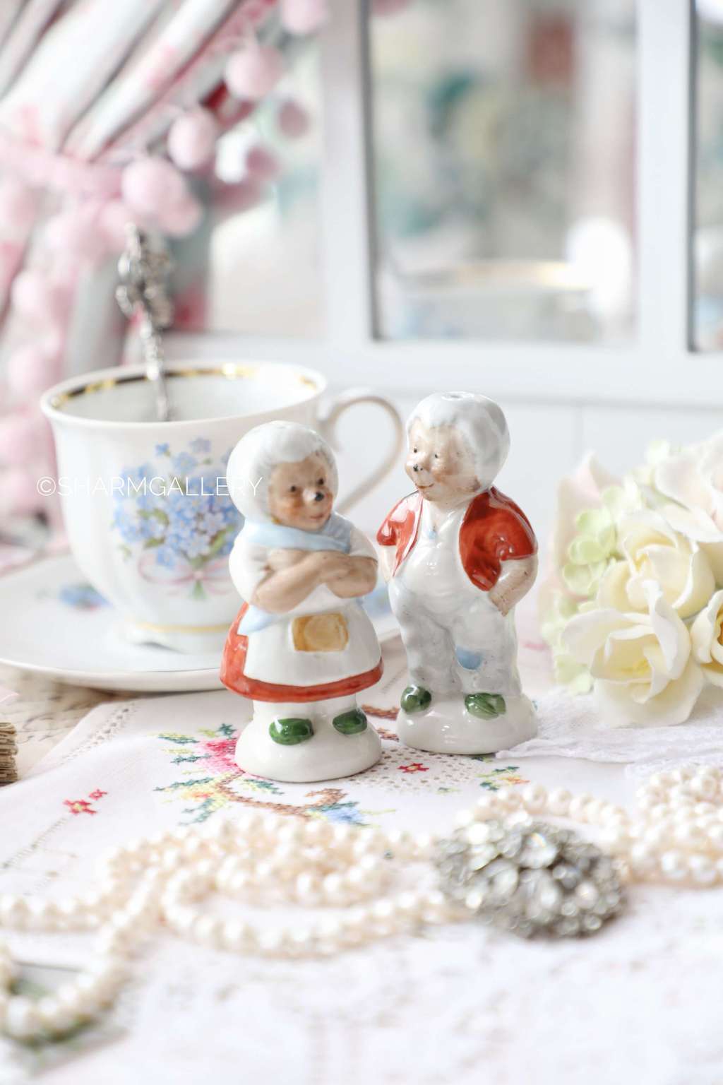 Ежики Мекки набор соль, перец. Фарфор, Германия, 1960гг.