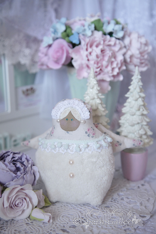 "Зима". Матрешка, интерьерная кукла.