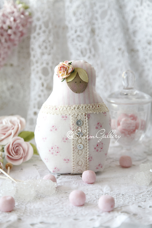 Матрешка "Russian souvenir". №3. Интерьерная кукла, ручной работы.